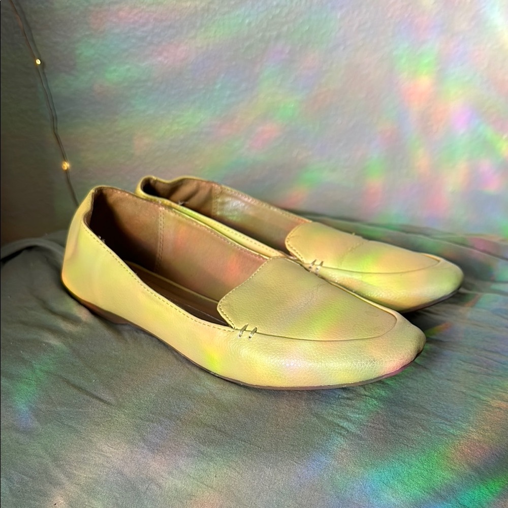 Chic Yellow Loafers